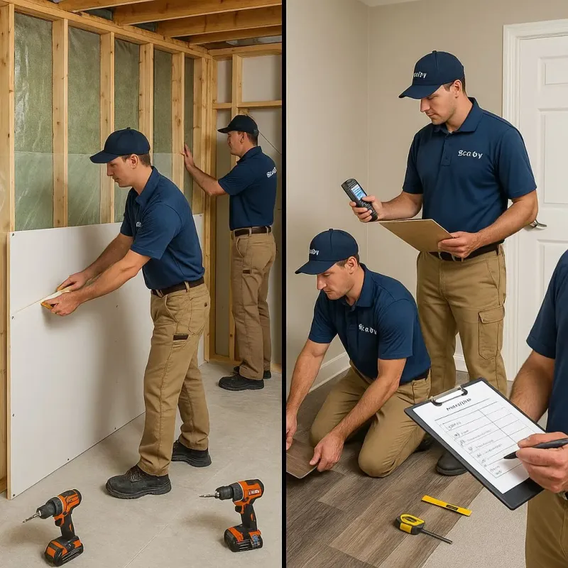 Repairs and Reconstruction process in Berea, SC